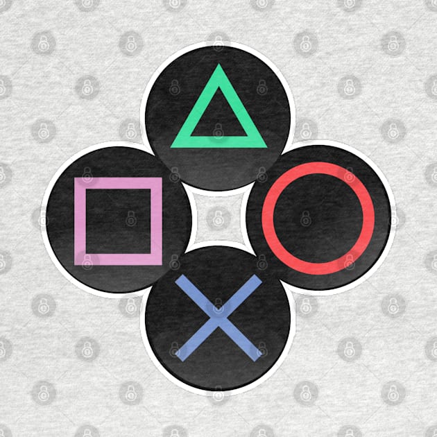 Playstation Style Buttons Alt by Gamers Gear